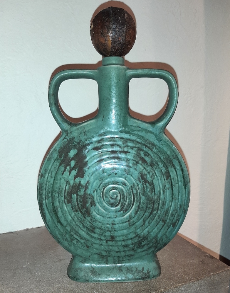 Sabra stoneware decanter